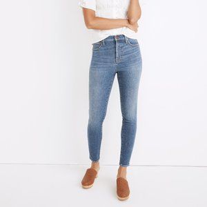 Madewell | 10" High-Rise Skinny Crop Jeans, Bradfield Wash (Blue) ND611 Size 27